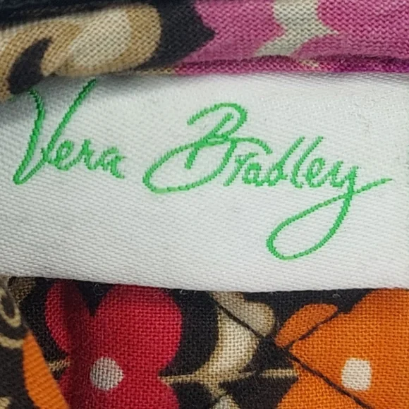 Vera Bradley Retired 2007 Quilted Suzani Single Pouch Zip Wallet With Pocket - Picture 10 of 11
